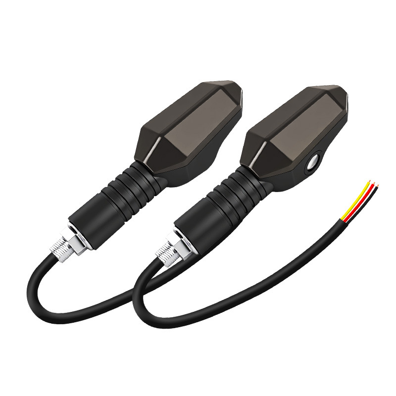 电动车改装转向灯摩托车尾灯LED流水投影灯踏板车12V转弯灯方向灯 - 图3