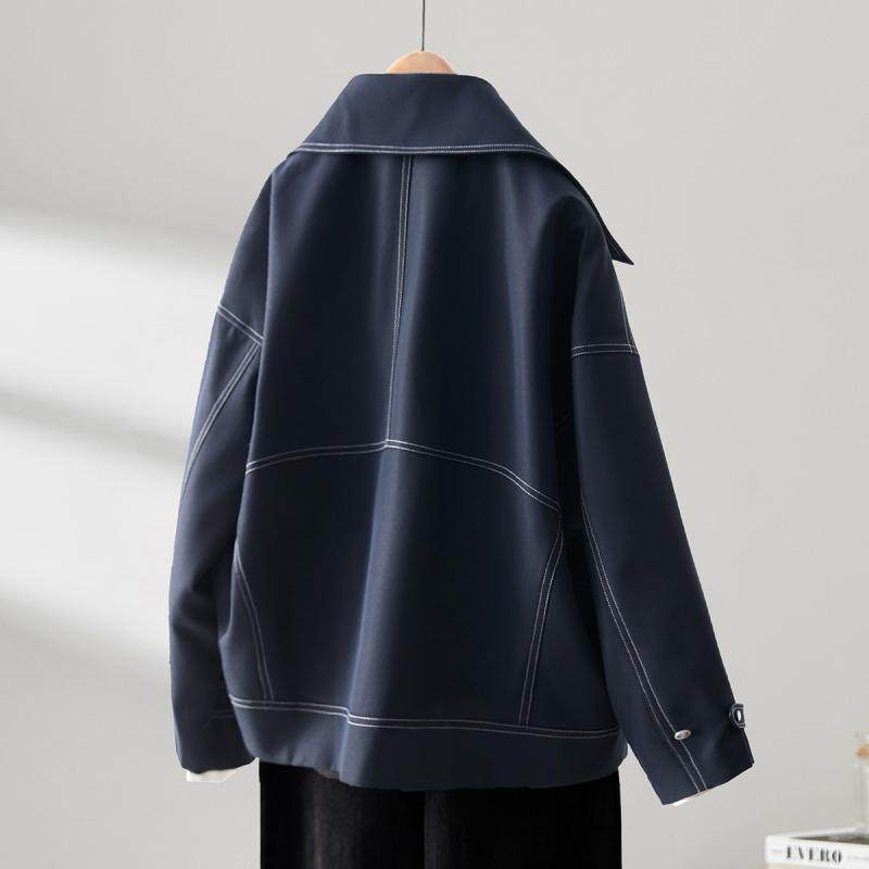 IHIMI薄款爆款风衣女士2025秋装新款上衣小个子夹克外套女春秋款,淘宝优惠券,粉丝福利购,淘宝优惠卷