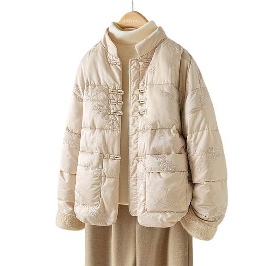 IHIMI Haimi New Chinese Embroidered Cotton Clothes for Women