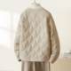 IHIMI Haimi Xiaoxiang style rhombus warm cotton coat