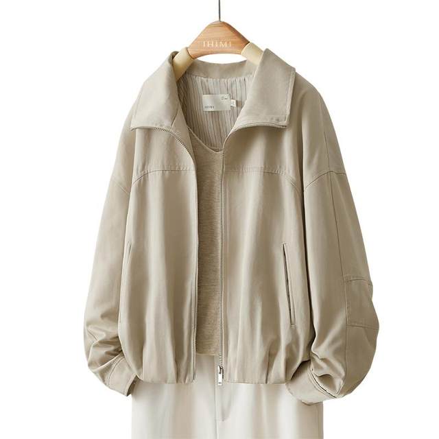IHIMI Hai Mi design stand collar work style jacket