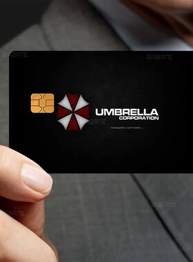 跨境生化危机保护伞信用卡贴纸借记卡交通卡银行卡防刮防水贴纸