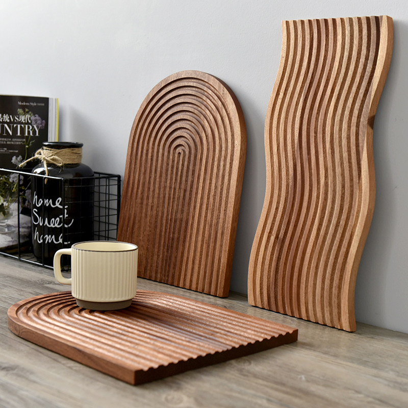 乌檀木多用途托盘香薰木摆件拍照道具餐盘下午茶盘甜品台面包板,淘宝优惠券,粉丝福利购,淘宝优惠卷