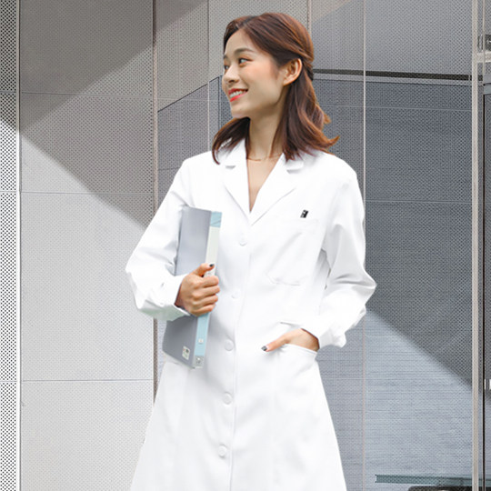 White coat long sleeve short sleeve doctor work clothes lab coat