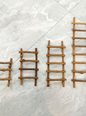 天然木质几何框架装饰品