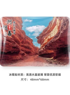 阿拉善旅游风景冰箱贴纪念品磁贴