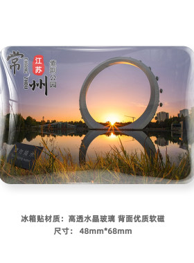 常州风景磁性纪念品定制冰箱贴