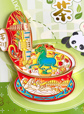 兰州马踏飞燕旅游文创冰箱贴磁贴