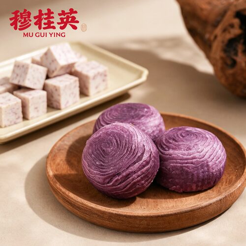 无锡特产伴手礼无锡穆桂英香芋酥茶点礼盒装绿茶酥零食点心 - 图2