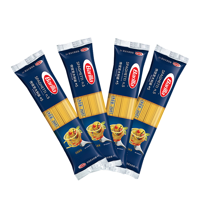 Barilla百味来意大利面250g传统直形家用通心粉低脂速食意面意粉 - 图0