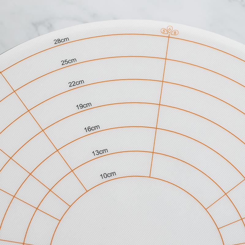 法焙客蛋糕裱花转台防滑垫加厚圆形裱花台垫子家用烘焙工具带刻度-图0