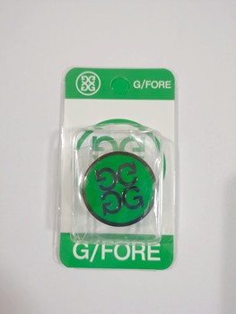 New Golf GFORE ໂລຫະແມ່ເຫຼັກ Mark cap clip Langfang craft ball cap clip ຕໍາແຫນ່ງບານສີຂຽວ