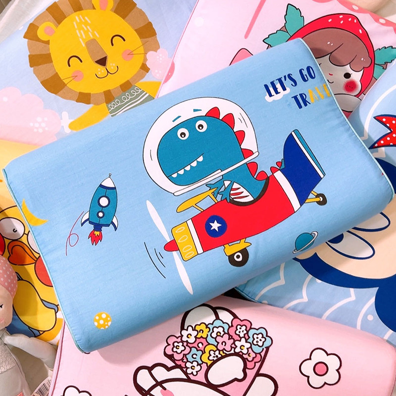 儿童枕头天然乳胶枕纯棉护颈枕芯宝宝枕套幼儿园全棉小学生记忆枕,淘宝优惠券,粉丝福利购,淘宝优惠卷