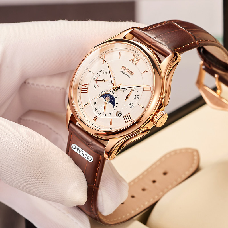 2020新款正品尼尚男士男全机械表 nesun尼尚国产腕表