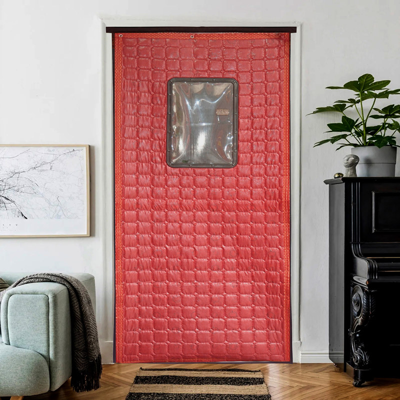 冬季农村红色棉帘子加厚家用防水隔断防风帆布门帘布料可印字挡风,淘宝优惠券,粉丝福利购,淘宝优惠卷