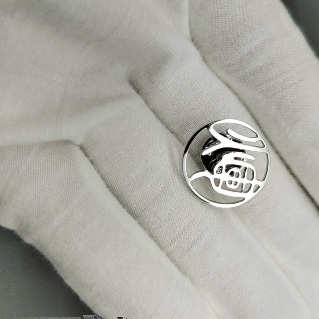 18K黄金胸针定制名字领针高档男女西服装企业徽章订做别针logo,淘宝优惠券,粉丝福利购,淘宝优惠卷