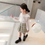 Рубашка, детская шифоновая кукла, осенняя, кукольный воротник, подходит для подростков, коллекция 2021, в западном стиле