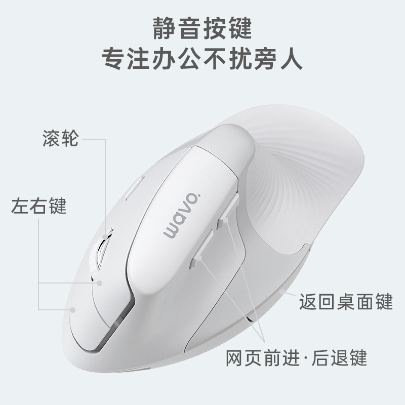 SANWA Ergonomic Wireless Mouse