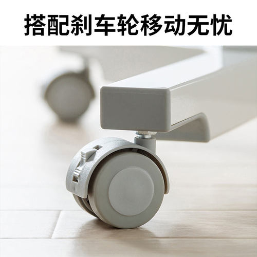 日本山业移动升降电脑桌懒人桌床边桌书桌演讲台大面板高度可调 - 图2