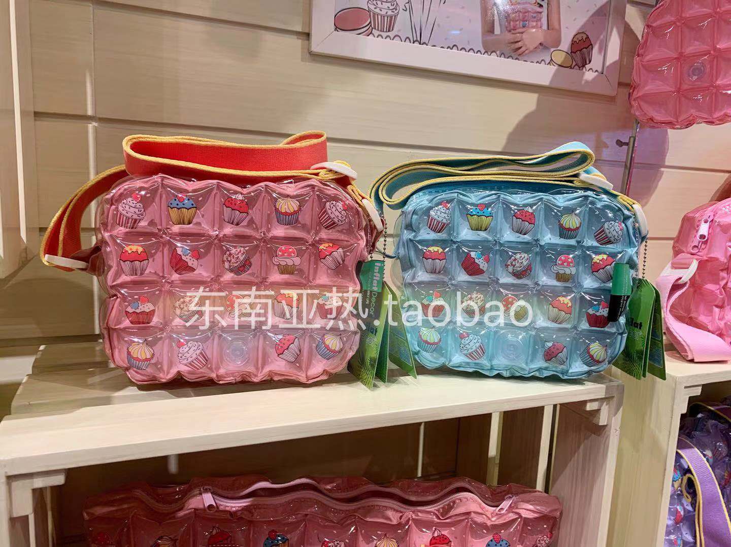 泰国充气包 inflat Decor 粉色蛋糕小斜挎 专柜代购 - 图0