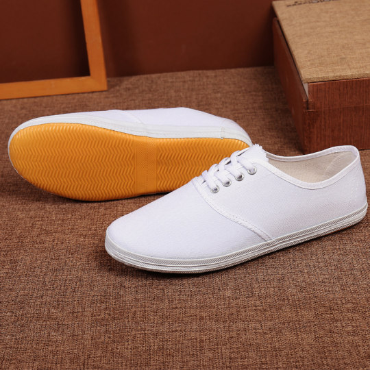 Old Beijing 1980s nostalgic shoes canvas shoes white cloth shoes vintage white sneakers Qingdao small white shoes women's versatile
