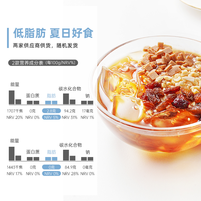 展艺冰粉粉冰凉粉即食家用冰冰白凉粉芋圆专用粉全套配料 - 图2