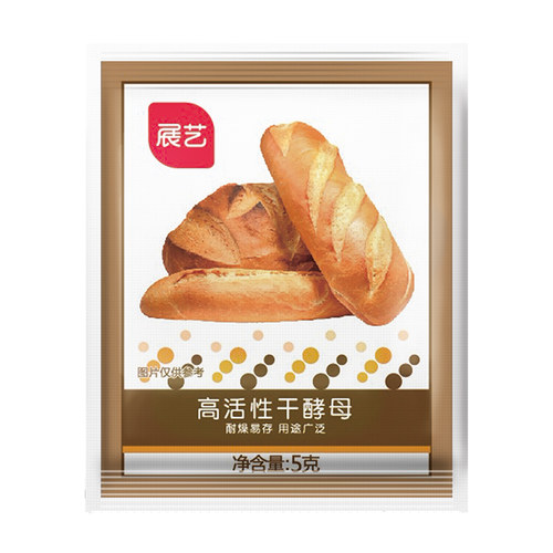 尚巧厨展艺高活性干酵母粉家用耐高糖包子面包专用烘焙发孝发酵粉 - 图0