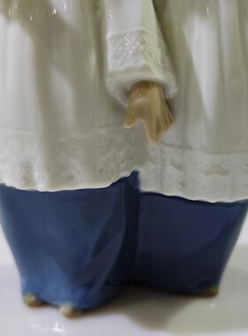 西班牙原产Nao By Lladro雅致瓷偶童年小伙伴家居装饰摆件1988年