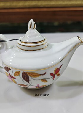 英国博物馆特别发行制作各品牌瓷器迷你版小壶收藏集小巧精致装饰
