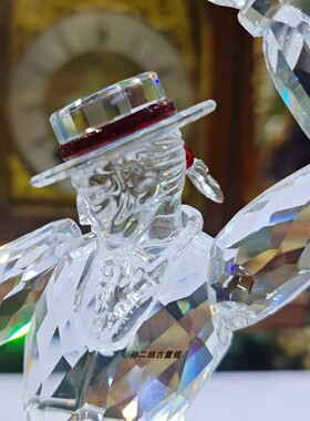 Swarovski施华洛世奇舞之魅力水晶摆件2003年限定收藏证书原包装