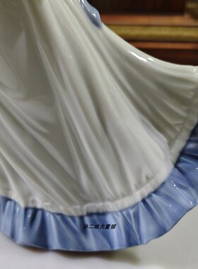 西班牙原产NAO By Lladro雅致瓷偶跳舞女孩家居装饰摆件中古2000