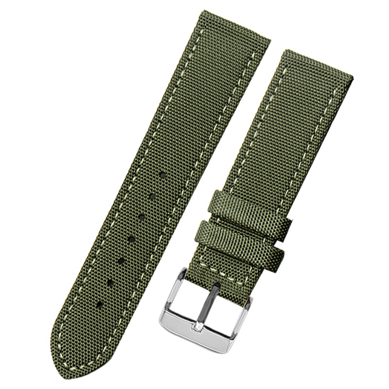 尼龙帆布精工seiko srp759j1男表带 carterman卡特文配件