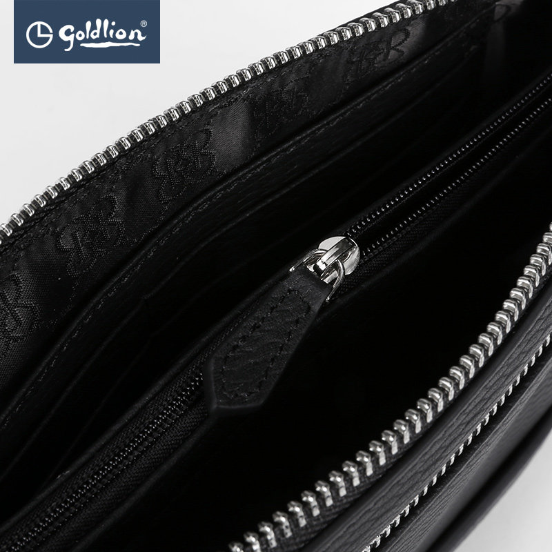 金利来皮具男士头层牛皮大容量钱包 金利来钱包