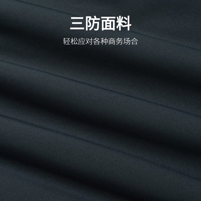 【白鹅绒】金利来2025秋冬新款男士羽绒服三防中长款连帽加厚外套