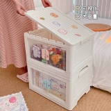Домашний складной ящик для хранения, прозрачная игрушка, большая коробочка для хранения, коробка