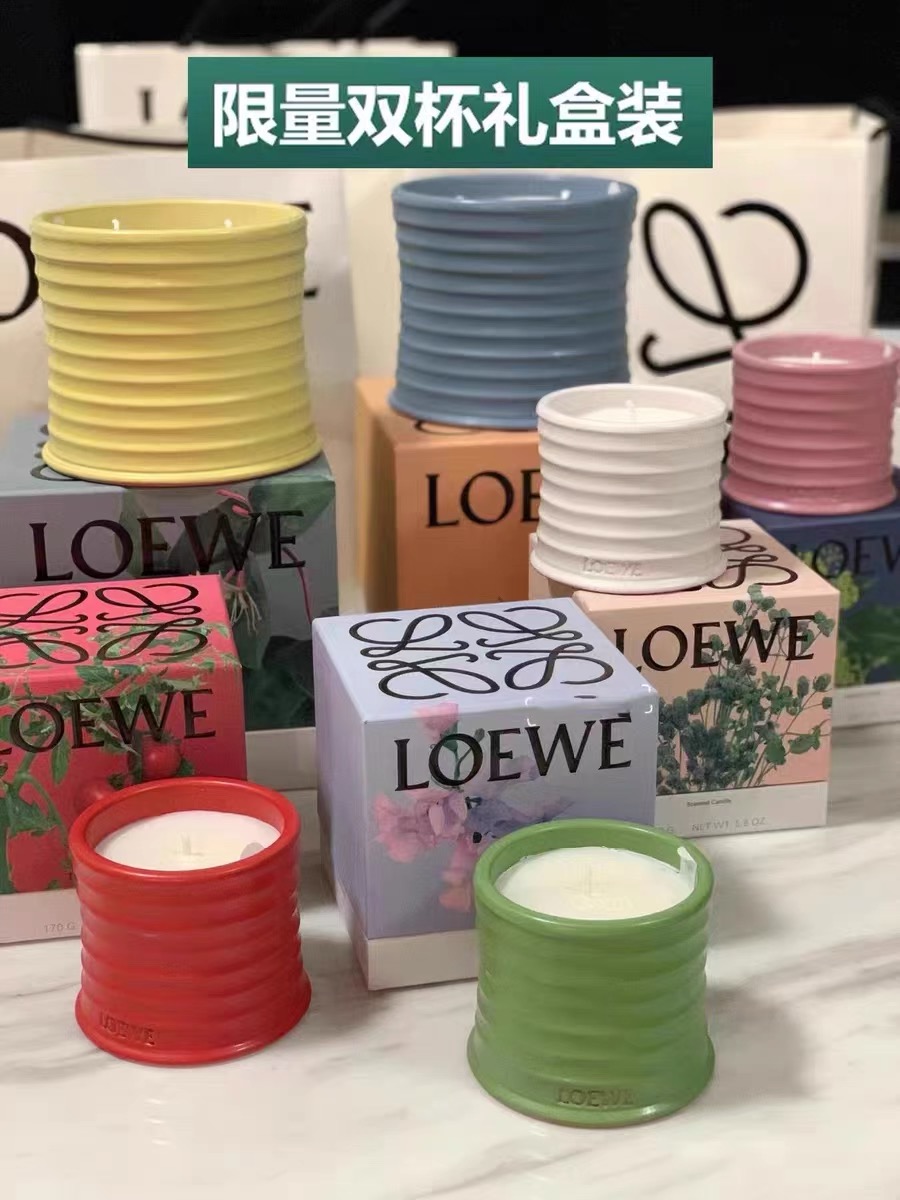 正品LOEWE罗意威香薰蜡烛礼盒番茄叶金银花高级浪漫新婚生日-图0