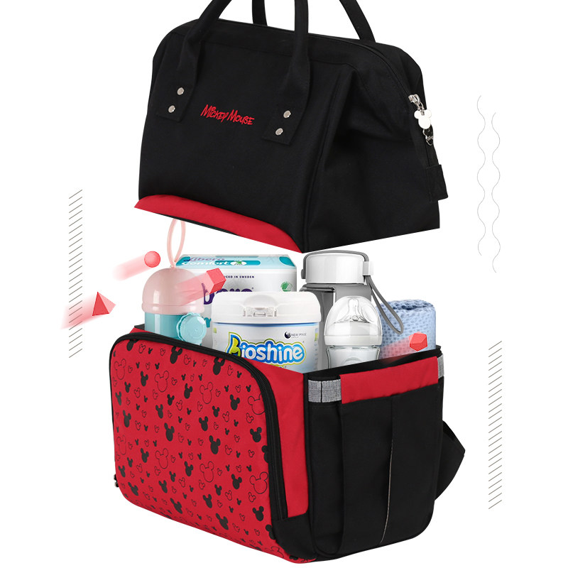 迪士尼妈咪包2019新款多功能女背包 幸运之家母婴妈咪包/袋