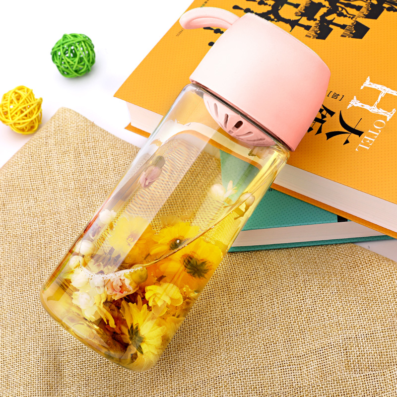 苏泊尔水杯女儿童清新可爱bb杯随手杯子tritan学生夏天便携塑料杯 - 图3