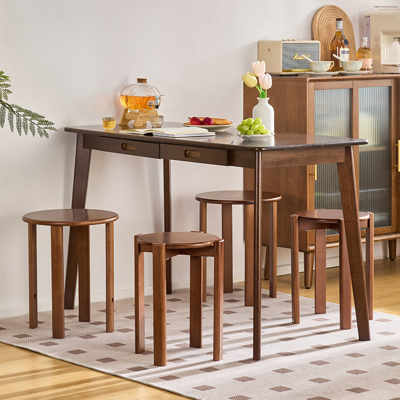 楠竹圆凳茶几家用可叠放组合凳现代吃饭凳子餐桌简约叠叠乐凳备用,淘宝优惠券,粉丝福利购,淘宝优惠卷