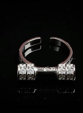 泰国佛牌 白矿鸟戒指 纯银材质 925银  女生专属戒指手镯手链项链