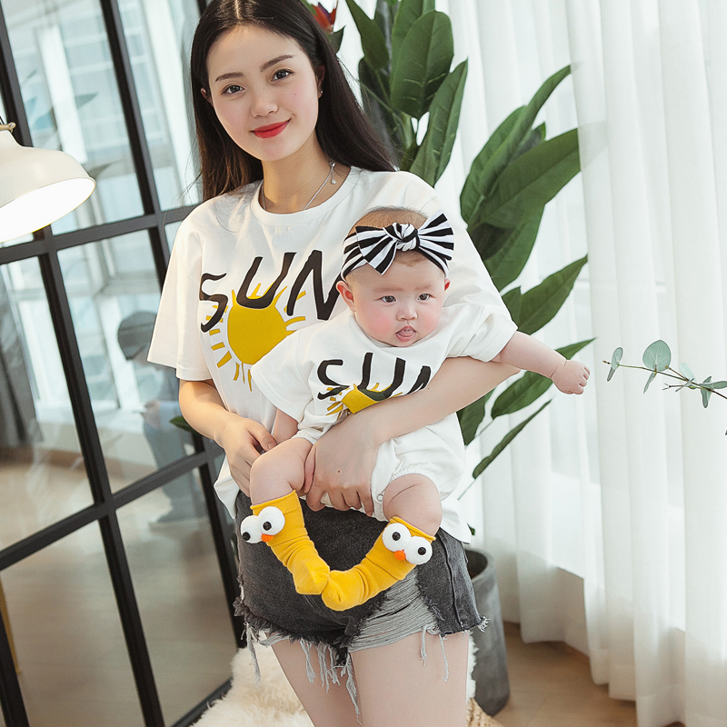 婴儿亲子装夏装全家装母女装母子装洋气一家三口四口短袖 恤夏季 t 婴儿亲子装夏装全家装母女装母子装洋气一家三口四口短袖 恤夏季 t