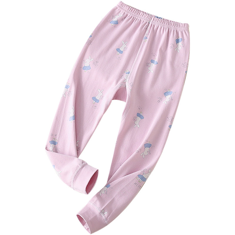 君秀小彩虹女童秋裤2021新款纯棉单条衬裤儿童棉毛裤女孩家居裤子,淘宝优惠券,粉丝福利购,淘宝优惠卷