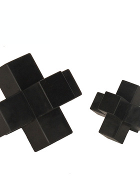 大理石几何黑白绿色书房手工艺品