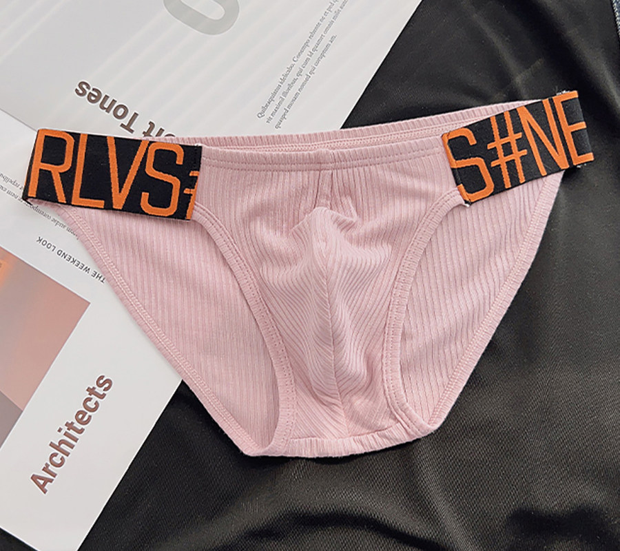 男士内裤三角裤白色低腰性感高叉螺纹裤衩提臀黑色男生透气舒适潮,淘宝优惠券,粉丝福利购,淘宝优惠卷