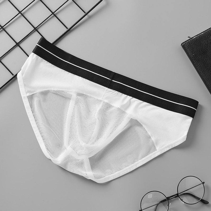 男士三角裤低腰性感网纱透明男体育生运动透气无痕U凸显大内裤潮,淘宝优惠券,粉丝福利购,淘宝优惠卷