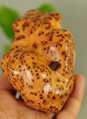 崖柏陈化榴花手把件摆件随形笔挂笔架珠串架笔筒客厅茶台太行