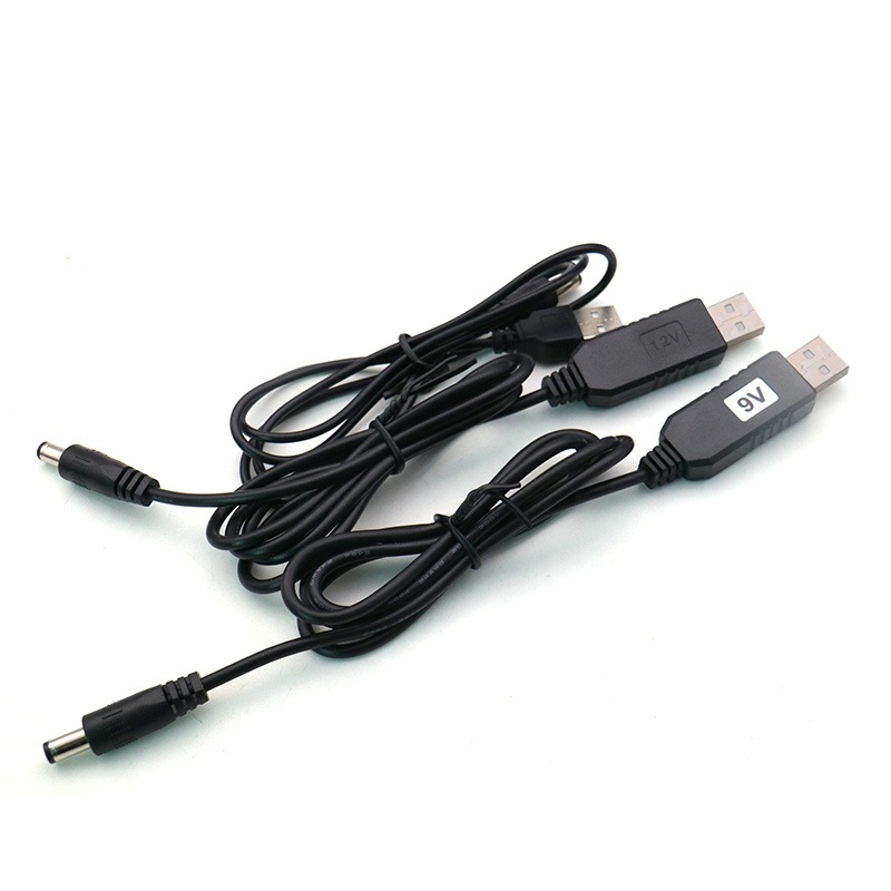 USB升压线移动电源充电宝5V升压9V12V模块无线路由器猫交换机供电 - 图0