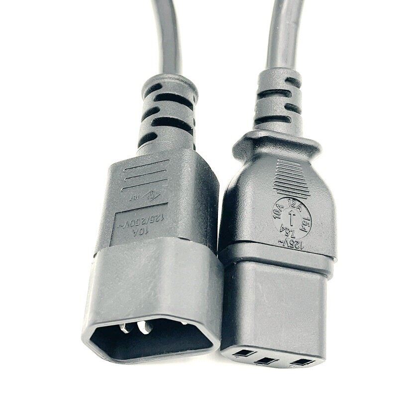 PSE认证日规品字尾公母延长线0.75 1.25 2.0平方日标C13C14电源线 - 图0