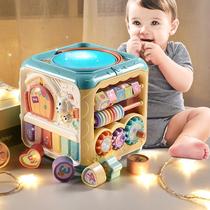 Hexahedron Puzzle Toy Baby 0 1 Year Old 2 Musical Hand Beat Drum Children Pat Early To Teach 6-12-Month 8 Baby