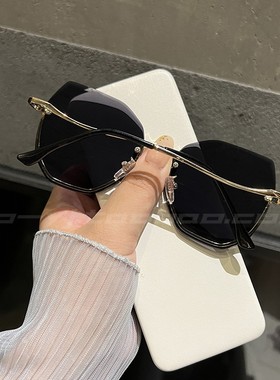 LP眼镜无框切边多边形太阳镜